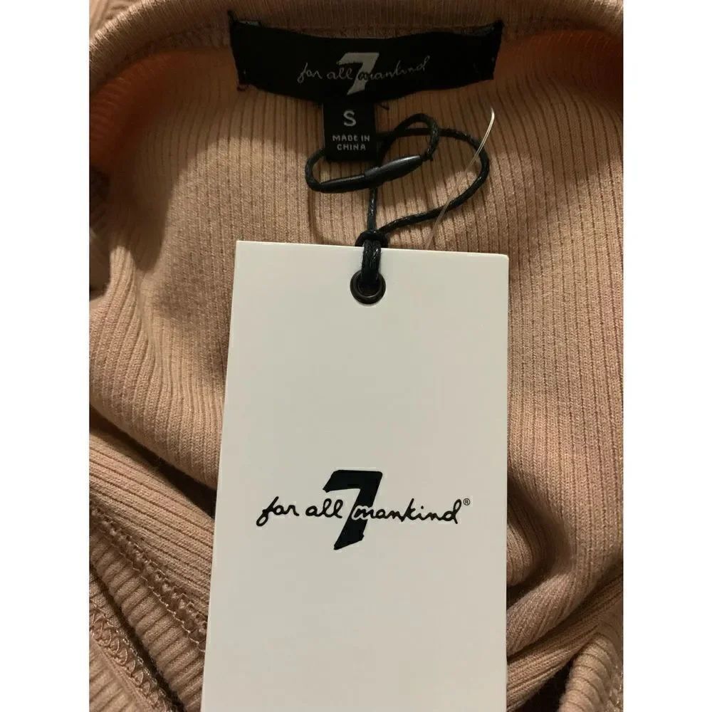 7 For All Mankind Fishtail Midi Bodycon Dress - Picture 4 of 6